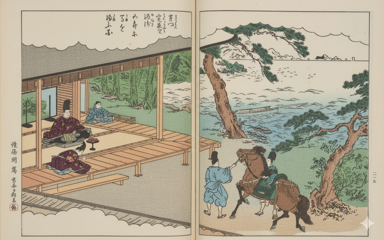 湯浅宿の図(紀伊国名所図会)