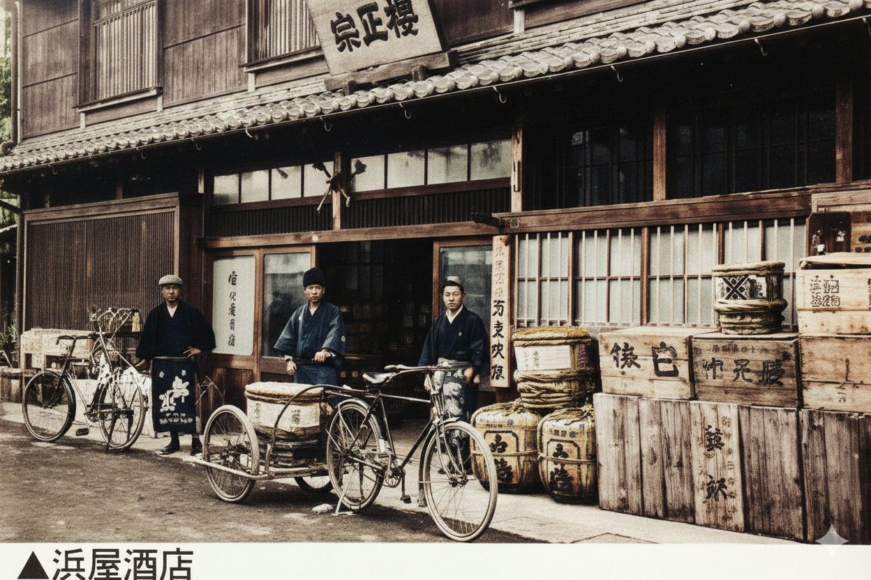 浜屋酒店(AIカラー化)