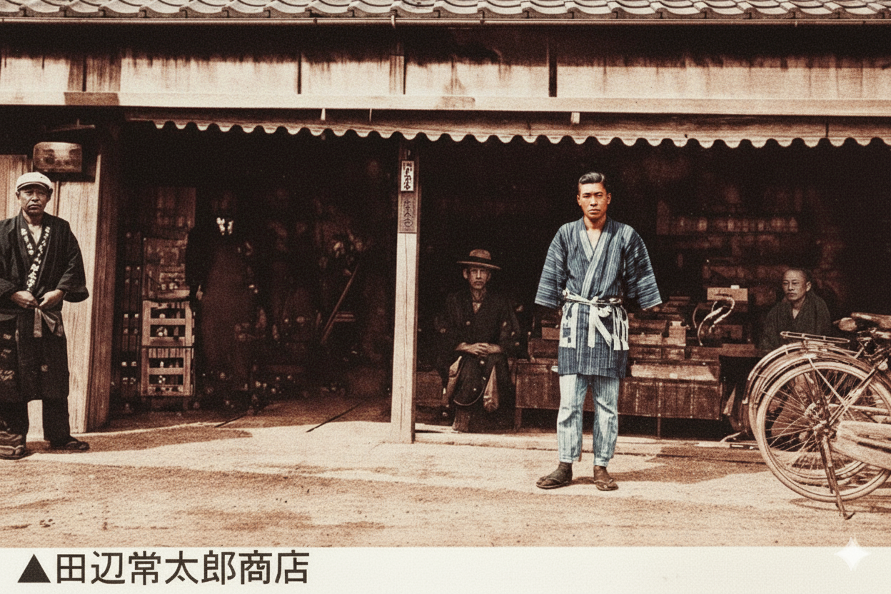田辺常太郎商店(AIカラー化)