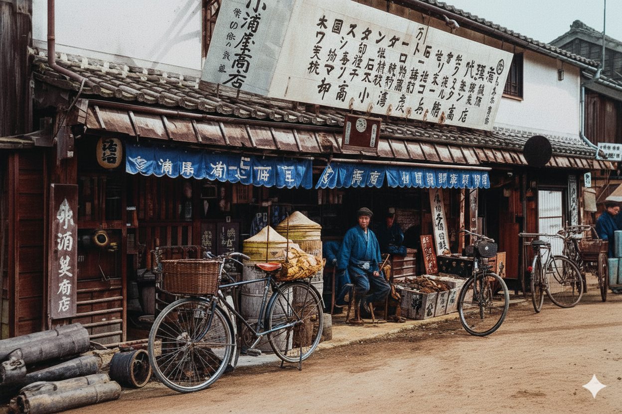 小浦茂兵衛商店（AIカラー化）