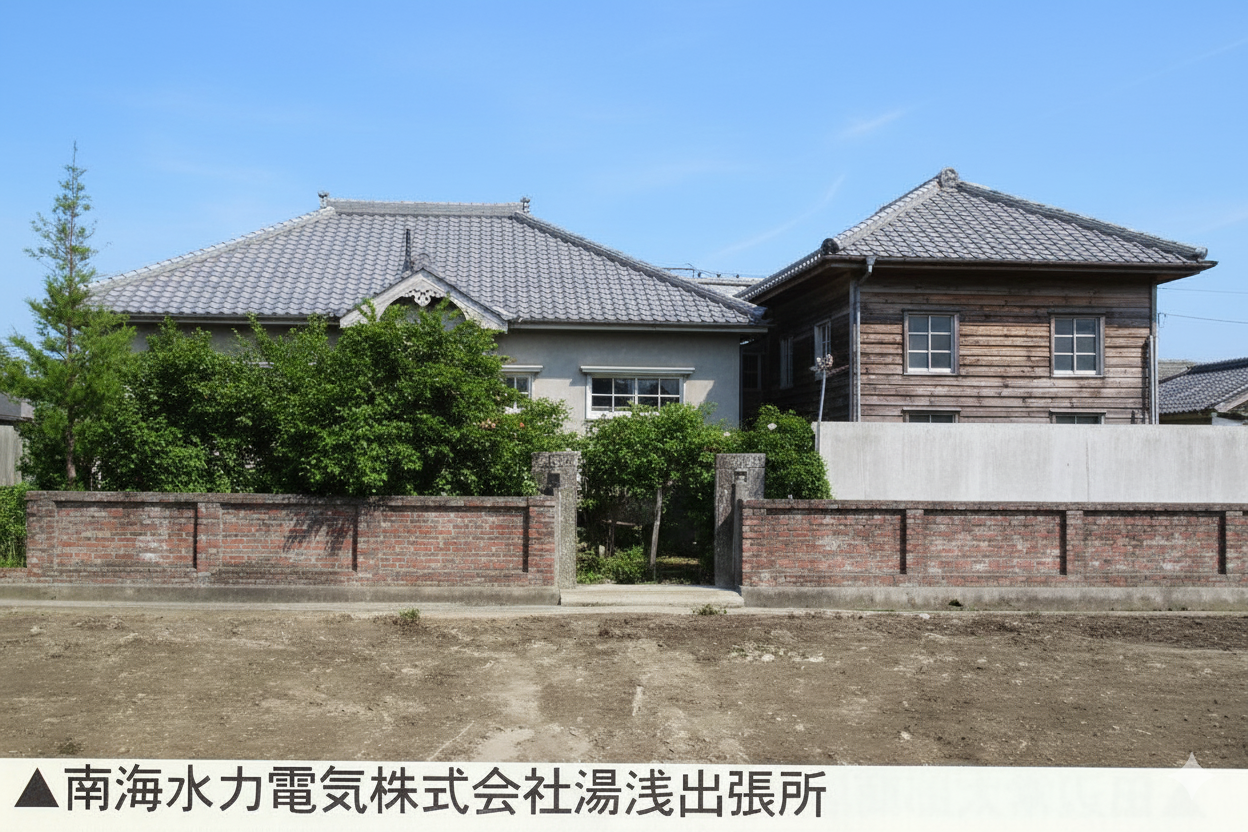 南海水力電気株式会社 湯浅出張所（AIカラー化）