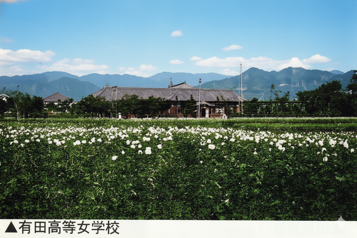 有田高等女学校（AIカラー化）