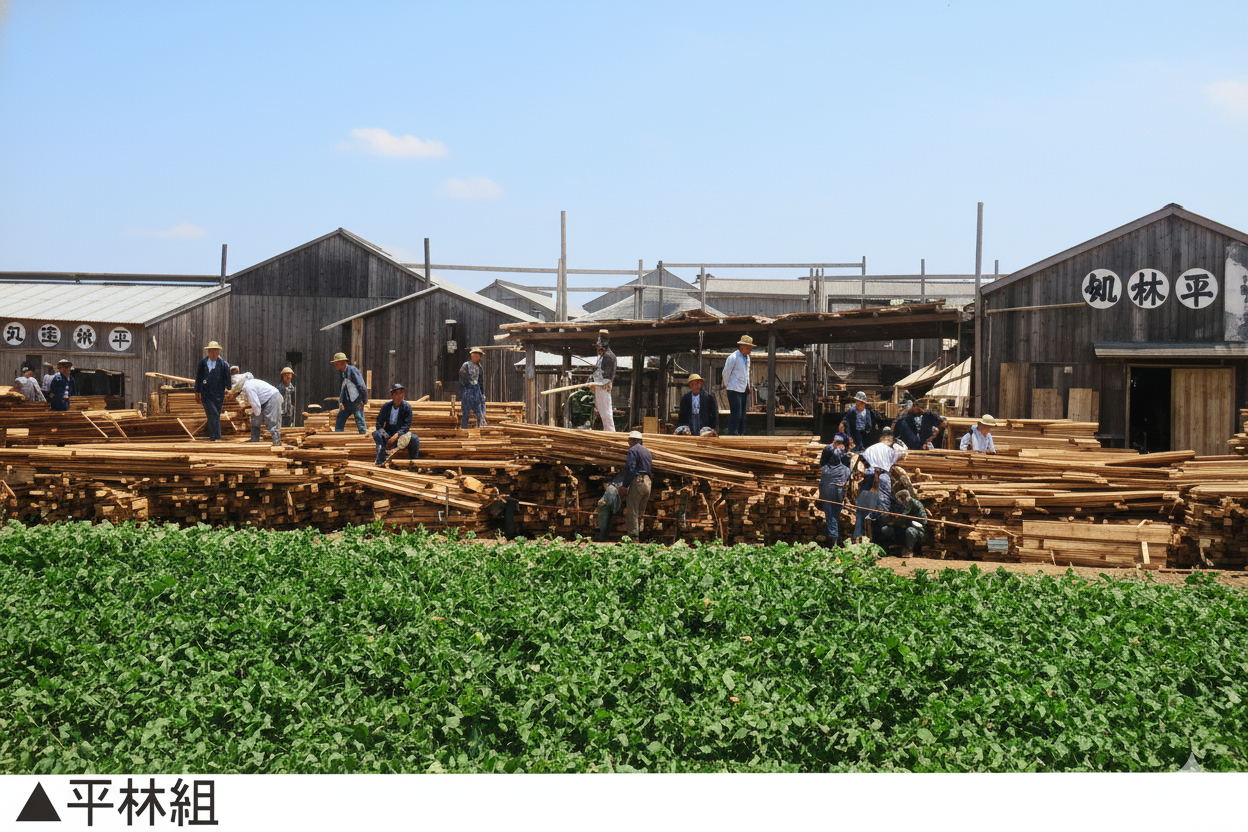 平林組（AIカラー化）