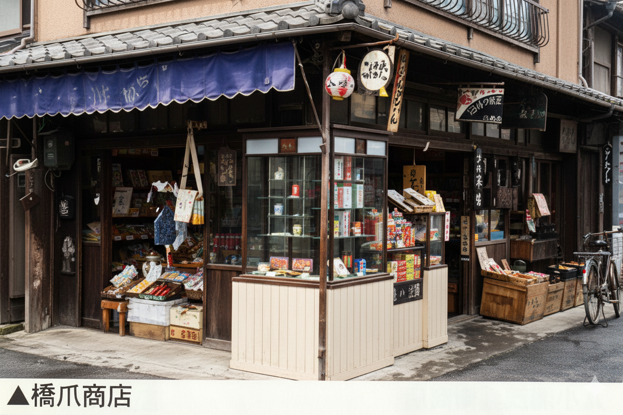 橋爪商店（AIカラー化）