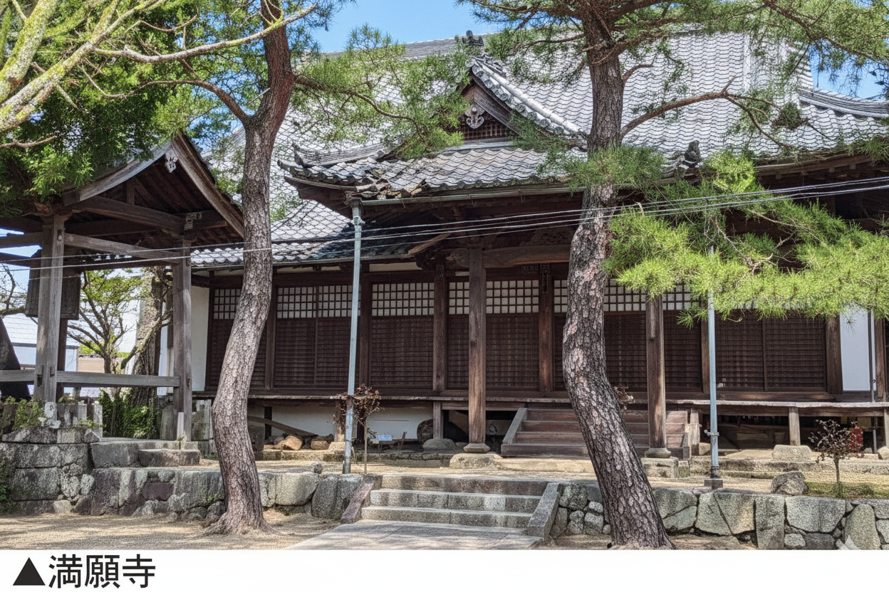 満願寺（AIカラー化）