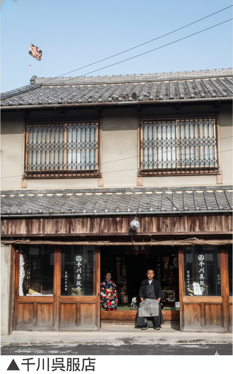 千川呉服店（AIカラー化）