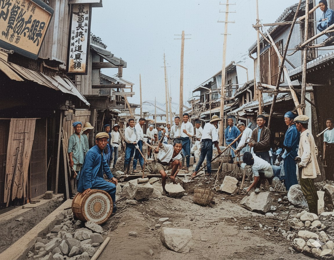 市間本宅（モノクロ）