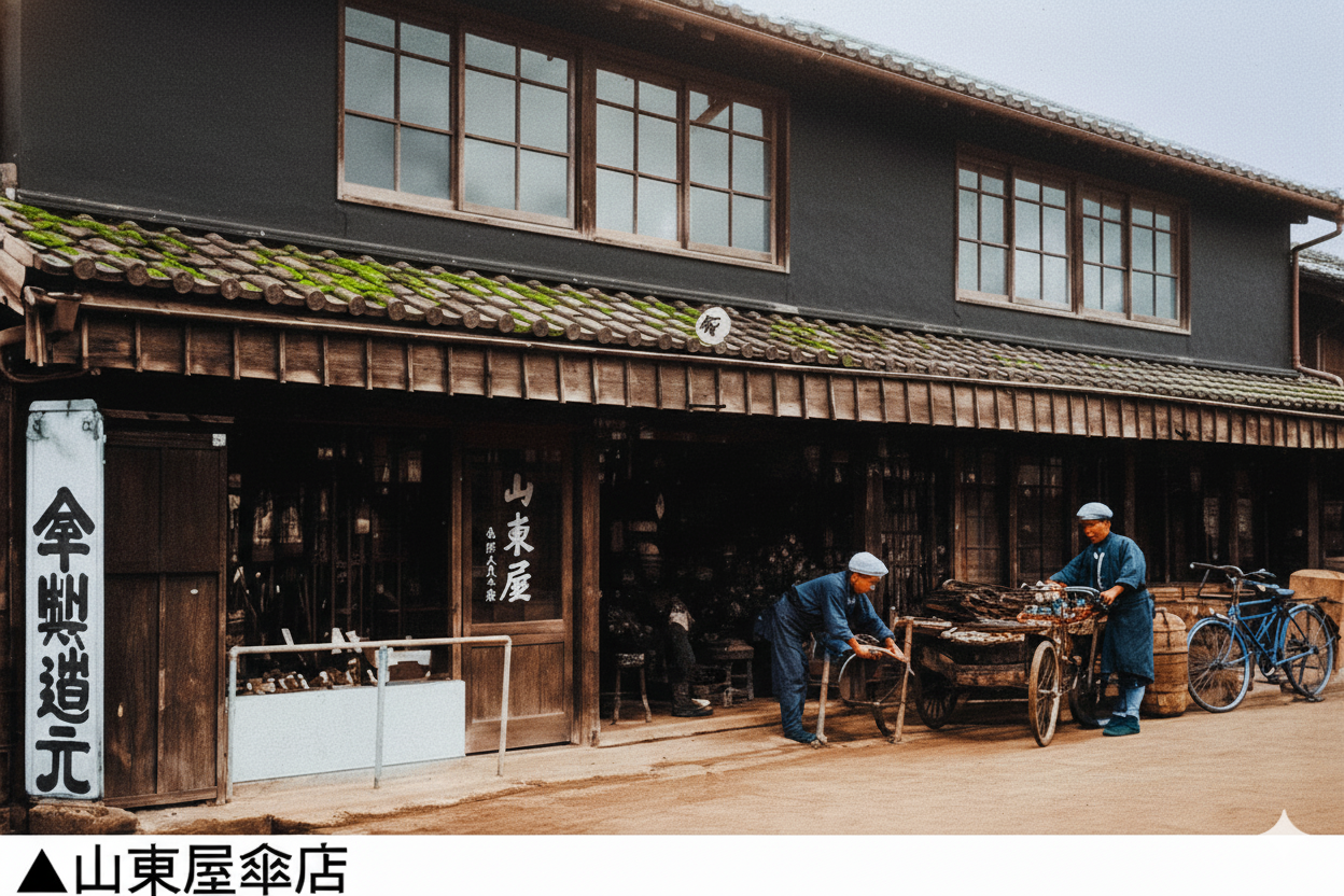 山東屋傘店(AIカラー化)