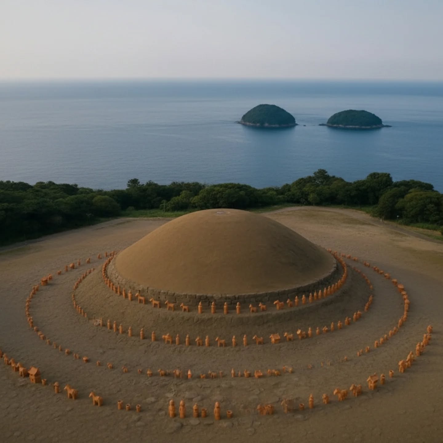 天神山古墳想像図
