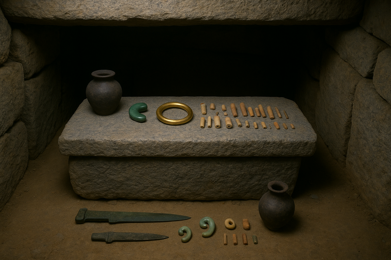 天神山古墳想像図