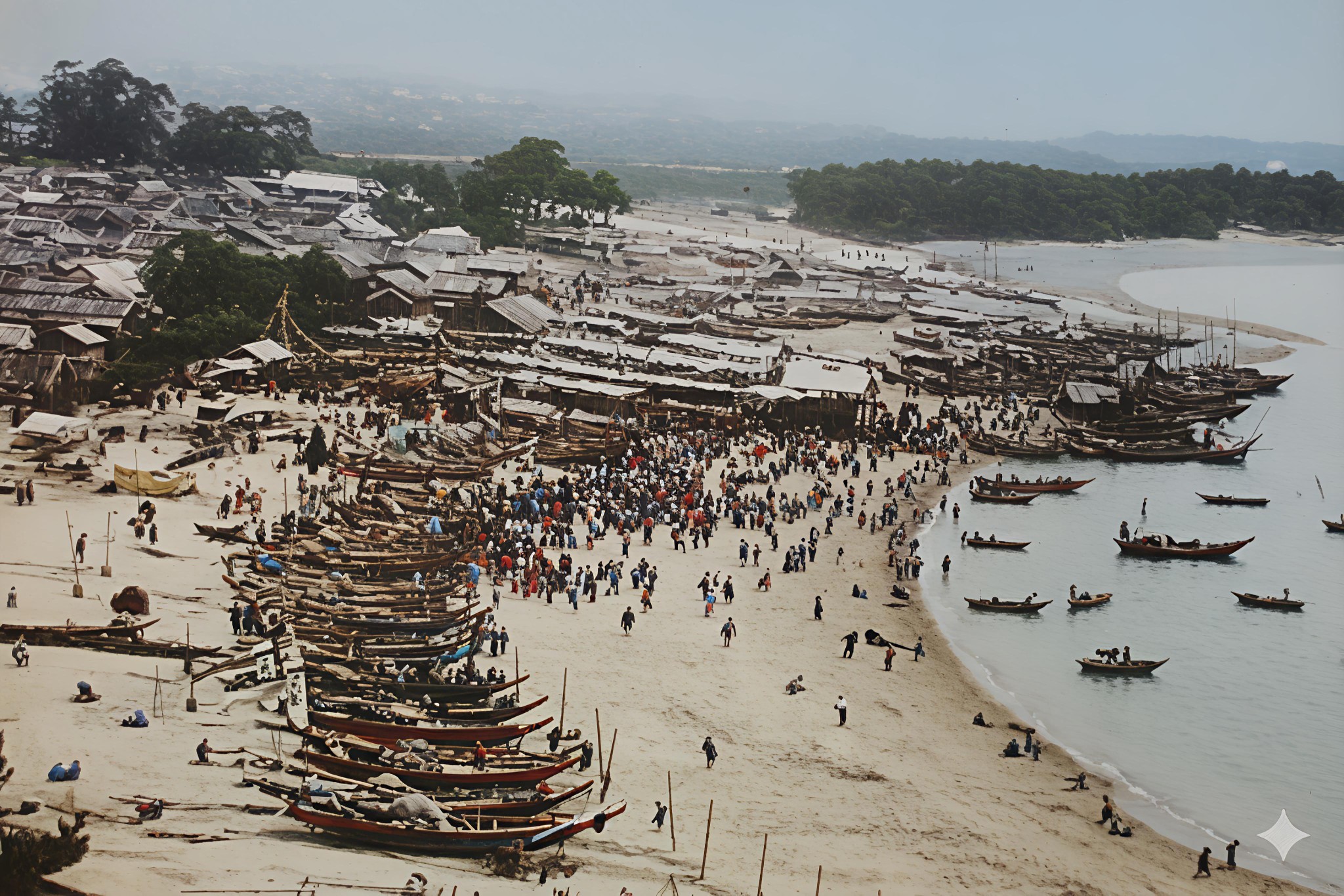 明治末期の湯浅湊